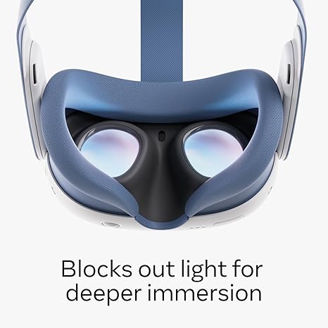 Meta Quest 3 Facial Interface and Head Strap (Elemental Blue) - Facial Interface & Head Strap Blue Edition