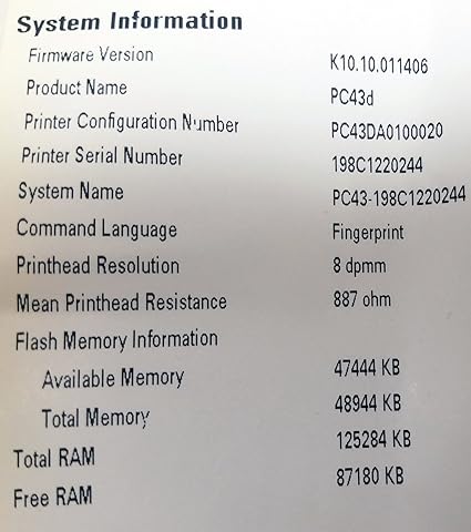 Intermec PC43d Desktop Direct Thermal Printer, 4.10" Print Width