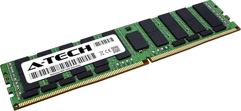 A-Tech 64GB RAM Replacement for Hynix HMAA8GL7AMR4N-VK | DDR4 2666MHz PC4-21300 (PC4-2666V) 4DRx4 (4Rx4) 1.2V ECC LRDIMM Load Reduced DIMM 288-Pin Memory Module