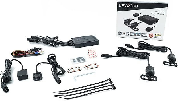 Kenwood STZ-RF200WD Motorsports HD Dash Cam with GPS and Rear-View Cam