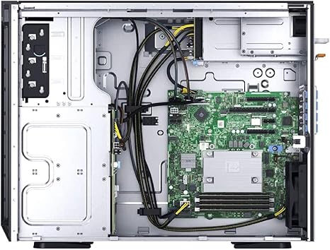 Dell PowerEdge T340 Tower Server, Intel Xeon E-2124 Quad-Core 3.3GHz 8MB, 32GB DDR4 RAM, 8TB Storage, RAID, iDRAC9, Single PSU(Renewed)