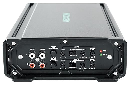 Kicker 48KMA3604 360 Watt 4-Channel Marine Amplifier Boat Amp KMA360.4