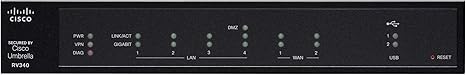 Cisco RV340 VPN Router with 4 Gigabit Ethernet (GbE) Ports plus Dual WAN, Limited Lifetime Protection (RV340-K9-NA)