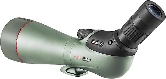 Kowa TSN-99A PROMINAR Pure Fluorite Angled Spotting Scope with TE-11WZ II 25-60x Wide Angle Zoom Eyepiece