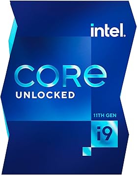 Intel Core i9-11900K Desktop Processor 8 Cores up to 5.3 GHz Unlocked LGA1200 (Intel 500 Series & Select 400 Series Chipset) 125W