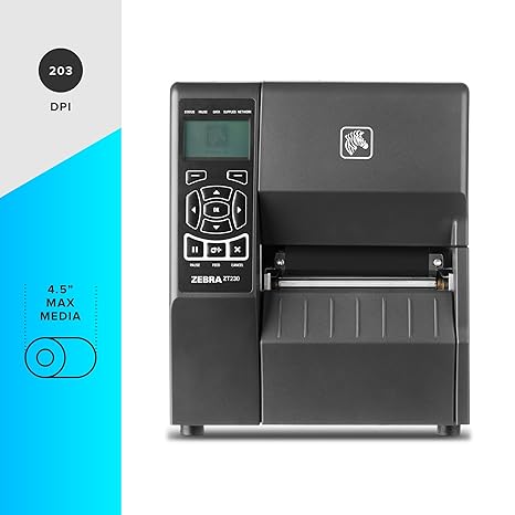 Zebra ZT23042-D01200FZ Direct Thermal Printer 203 DPI, Monochrome, with 10/100 Ethernet