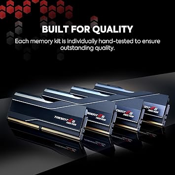 G.SKILL Trident Z5 Neo RGB Series (AMD Expo) DDR5 RAM 96GB (2x48GB) 5600MT/s CL40-40-40-89 1.25V Desktop Computer Memory UDIMM - Matte Black (F5-5600J4040D48GX2-TZ5NR)