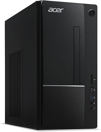 Acer Aspire TC-1770-UR11 Desktop | 13th Gen Intel Core i5-13400 10-Core Processor | 8GB 3200MHz DDR4 | 512GB M.2 2280 PCIe Gen 4 SSD | SD Card Reader | Intel Wi-Fi 6E AX211 | Windows 11 Home,Black
