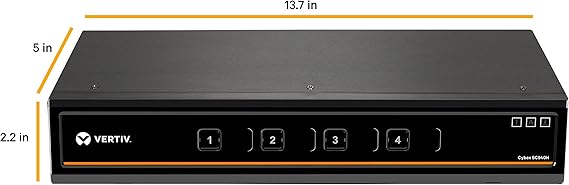 Cybex Secure 4K UHD KVM 4-Port HDMI DH NIAP EAL4+ TAA (SC940H-001)