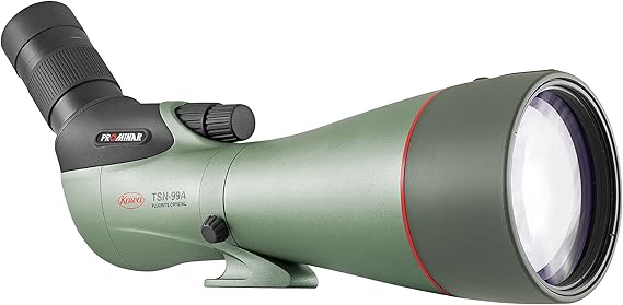 Kowa TSN-99A PROMINAR Pure Fluorite Angled Spotting Scope with TE-11WZ II 25-60x Wide Angle Zoom Eyepiece