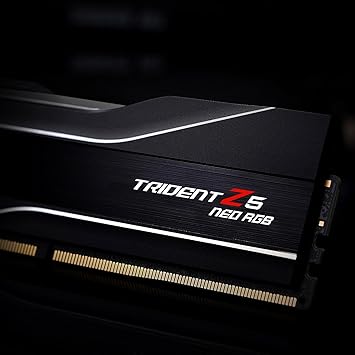 G.SKILL Trident Z5 Neo RGB Series (AMD Expo) DDR5 RAM 96GB (2x48GB) 5600MT/s CL40-40-40-89 1.25V Desktop Computer Memory UDIMM - Matte Black (F5-5600J4040D48GX2-TZ5NR)