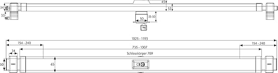 ABUS Bolt for Home and Apartment Doors PR2700, 490873