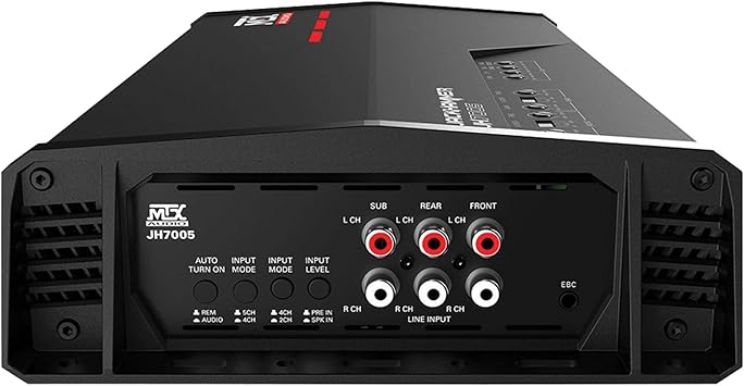MTX Audio JH7005 Jackhammer Series 700W 5-Channel Class-AB + D Car Audio Amplifier