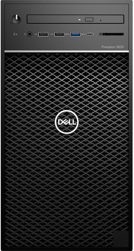 Dell Precision 3630 Tower Workstation Business Desktop, Intel Quad-Core Xeon E-2124G up to 4.5GHz, 64GB DDR4 RAM, 2TB PCIe SSD, DVDRW, NVI-Dia Quadro P2000 5GB, USB WiFi Adapter, Windows 10 Pro