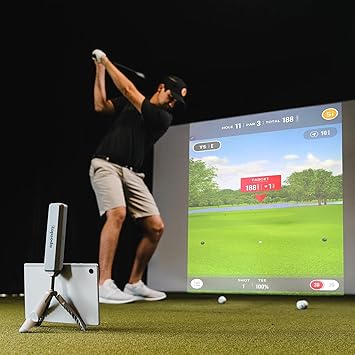 Rapsodo MLM2PRO Mobile Launch Monitor + Golf Simulator,Grey