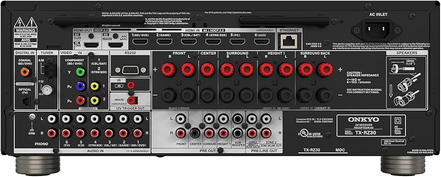 Onkyo TX-RZ30 AV Receiver