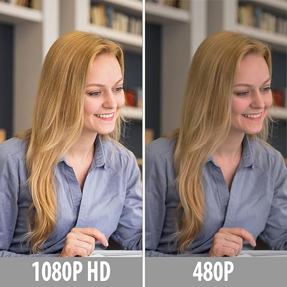 Adesso CyberTrack H5-TAA 1080P HD Auto Focus Webcam with Built-in Dual Microphone, Tripod Mount and Privacy Shutter Cover TAA Compliant