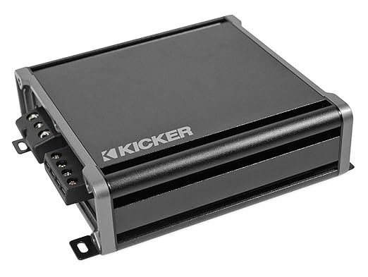 Kicker 46CXA8001T CXA800.1 800 Watt RMS Mono Class D Car Audio Amplifier Bundle with Rockville RWK4CU 4 AWG Gauge 100% Copper Complete Amp Installation Wire Kit OFC