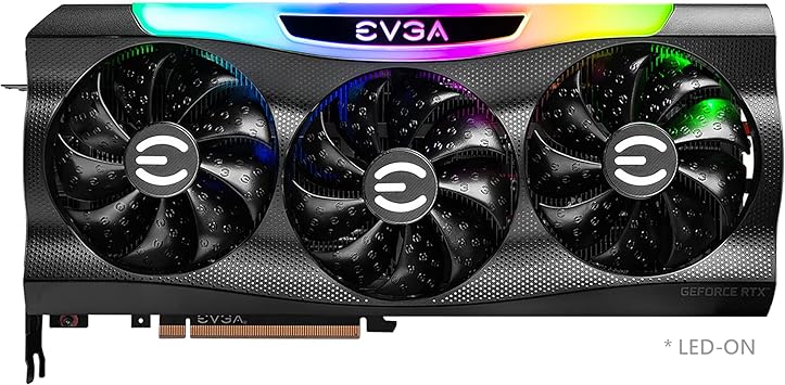 EVGA GeForce RTX 3080 FTW3 Ultra Gaming, 10G-P5-3897-KL, 10GB GDDR6X, iCX3 Technology, ARGB LED, Metal Backplate, LHR