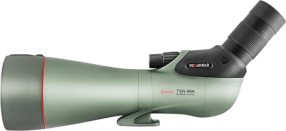 Kowa TSN-99A PROMINAR Pure Fluorite Angled Spotting Scope with TE-11WZ II 25-60x Wide Angle Zoom Eyepiece