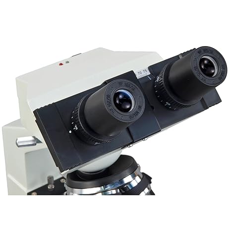 OMAX 40X-2000X Digital LED Compound Microscope with Built-in 1.3MP Camera and Double Layer Mechanical Stage Compatible with Windows and Mac