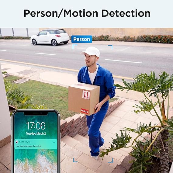 GWSECU 4K 32CH outdoor Business Surveillance Security Camera System,4K/8 MP NVR Video Recorder with 8TB HDD, 24 UHD 5MP Commercial AI Human motion Detection Bullet IP Cameras 24/7 Recording With Audio