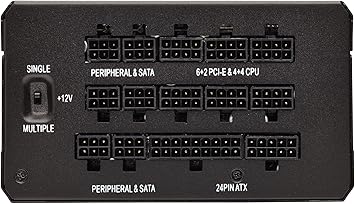 Corsair HX Series, HX1000, 1000 Watt, Fully Modular Power Supply, 80+ Platinum Certified, CP-9020139-NA