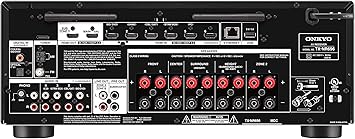 Onkyo TX-NR696 Home Audio Smart Audio and Video Receiver, Sonos Compatible and Dolby Atmos Enabled, 4K Ultra HD and AirPlay 2 (2019 Model),Black