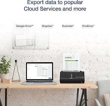 Epson Workforce ES-C220 Compact Desktop Document Scanner with 2-Sided Scanning and Auto Document Feeder (ADF) for PC and Mac