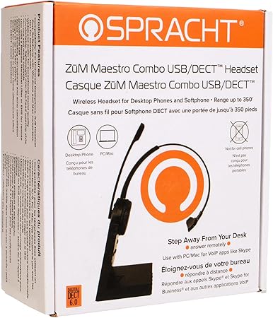 Spracht Zum Maestro Combo Dect Monaural Headset