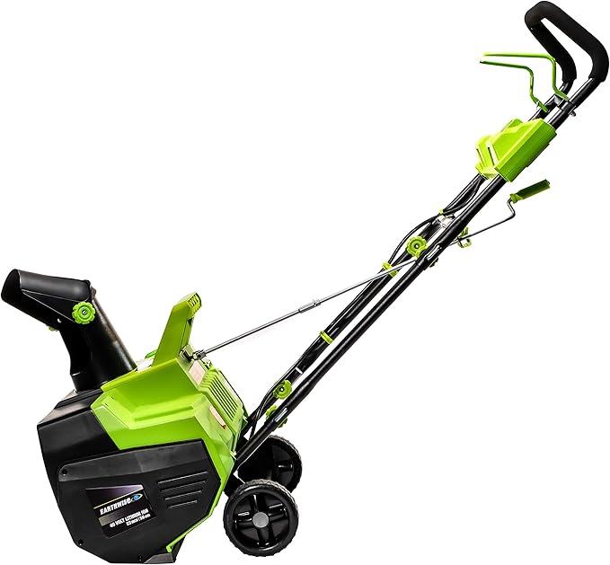 Earthwise SN74022 22" 40V Cordless Electric Snow Thrower, (4.0AH Battery & Charger Included)