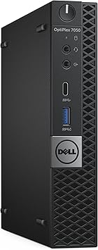 Dell OptiPlex 7050 Micro Form Factor Desktop Computer, Intel Core i5-7500T, 8GB DDR4, 128GB Solid State Drive, Windows 10 Pro (XXYMX)