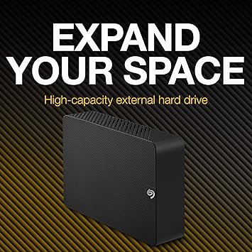 Seagate Expansion 18TB External Hard Drive HDD - USB 3.0, with Rescue Data Recovery Services (STKP18000402)