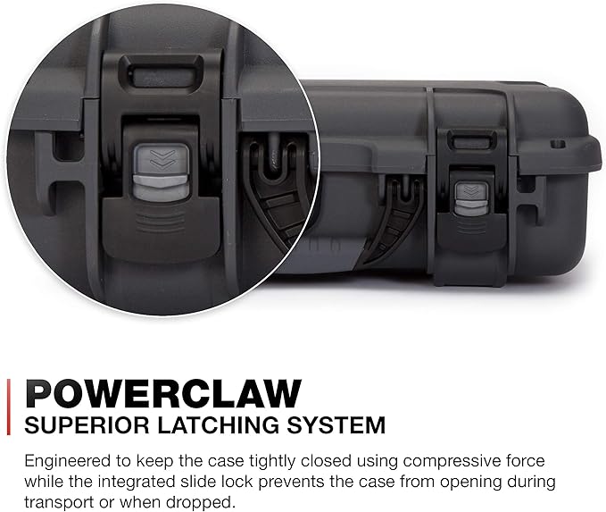 Nanuk 910 Waterproof Hard Case with Foam Insert for Xbox Controllers - Graphite (910-XBCTL7)