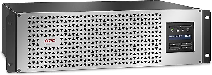 APC Smart-UPS 1500VA Lithium Ion UPS with SmartConnect, SMTL1500RM3UC, Pure Sine Wave, Short-Depth 120V Uninterruptible Power Supply