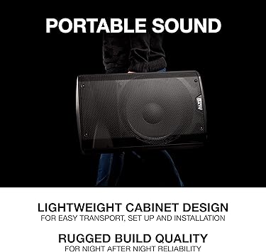ALTO TX315 - 700W Powered DJ Speakers, PA System with 15" 2 Way, Signal Limiting and Switchable Mic Line Preamp and XLR In/Out