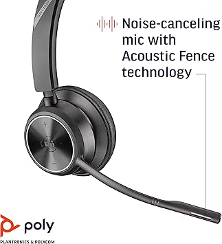Poly Savi 7310-M Ultra-Secure Wireless DECT Headset System - Microsoft Teams Certified Version