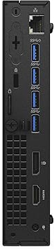 Dell OptiPlex 7050 Micro Form Factor Desktop Computer, Intel Core i5-7500T, 8GB DDR4, 128GB Solid State Drive, Windows 10 Pro (XXYMX)