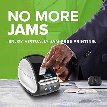 DYMO LabelWriter 5XL Label Printer with Automatic Label Recognition, Prints Extra-Wide Shipping Labels from Amazon, Ebay, Etsy, Poshmark, and More - Great Label Maker for Ecommerce Sellers