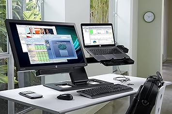 HP 2013 D9Y32AA UltraSlim Docking Station with 65W Adapter D9Y32AA#ABA Compatible with HP EliteBook Folio 9470m
