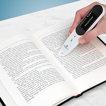 Rocket Pen Reading Tutor + Case - More Than Just a Text to Speech Reader for Dyslexia - Make Reading Your New Super Power Using Its Six Methods. Scans Both Print and Onscreen. No PC Needed