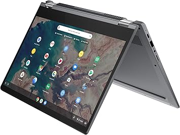 Lenovo Chromebook Flex 5 13.3" Laptop, FHD (1920 x 1080) Touch Display, Intel Core i3-10110U Processor, 4GB DDR4 Onboard RAM, 64GB eMMC, Intel Integrated Graphics, Chrome OS, 82B80006UX, Graphite Grey