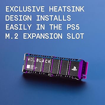 WD_BLACK 8TB SN850P NVMe M.2 SSD Officially Licensed Storage Expansion for PS5 Consoles, up to 7200MB/s, with heatsink - WDBBYV0080BNC-WRSN