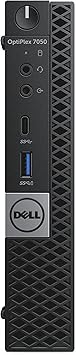 Dell OptiPlex 7050 Micro Form Factor Desktop Computer, Intel Core i5-7500T, 8GB DDR4, 128GB Solid State Drive, Windows 10 Pro (XXYMX)