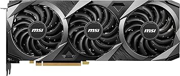 MSI Gaming GeForce RTX 3080 Ti 12GB GDRR6X 320-Bit HDMI/DP Nvlink Tri-Frozr 2 Ampere Architecture OC Graphics Card (RTX 3080 Ti Ventus 3X 12G OC)