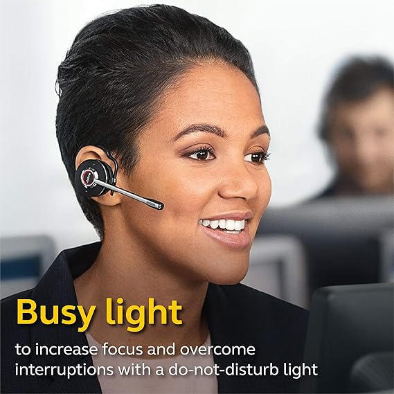 Jabra Engage 65 Wireless Headset, Convertible – Telephone Headset with Industry-Leading Wireless Performance, Advanced Noise-Cancelling Microphone, All Day Battery Life