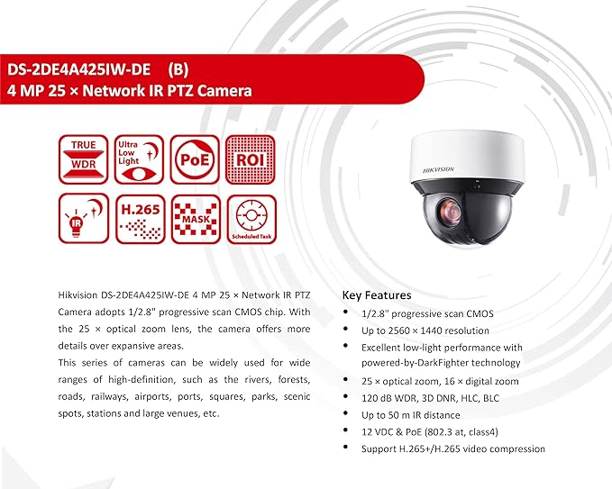Hikvision DS-2DE4A425IW-DE DS2DE4A425IWDE Camera