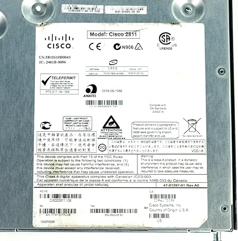 Cisco CISCO2811 2811 Integrated Services Router