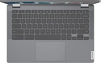 Lenovo Chromebook Flex 5 13.3" Laptop, FHD (1920 x 1080) Touch Display, Intel Core i3-10110U Processor, 4GB DDR4 Onboard RAM, 64GB eMMC, Intel Integrated Graphics, Chrome OS, 82B80006UX, Graphite Grey