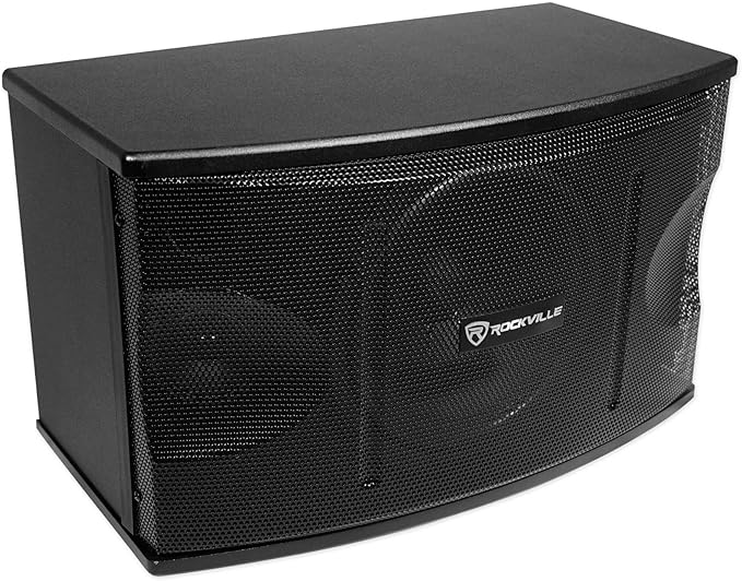 Rockville Pair KPS10 10" 1200w Speakers w/Wall Mounts for Restaurant/Bar/Cafe